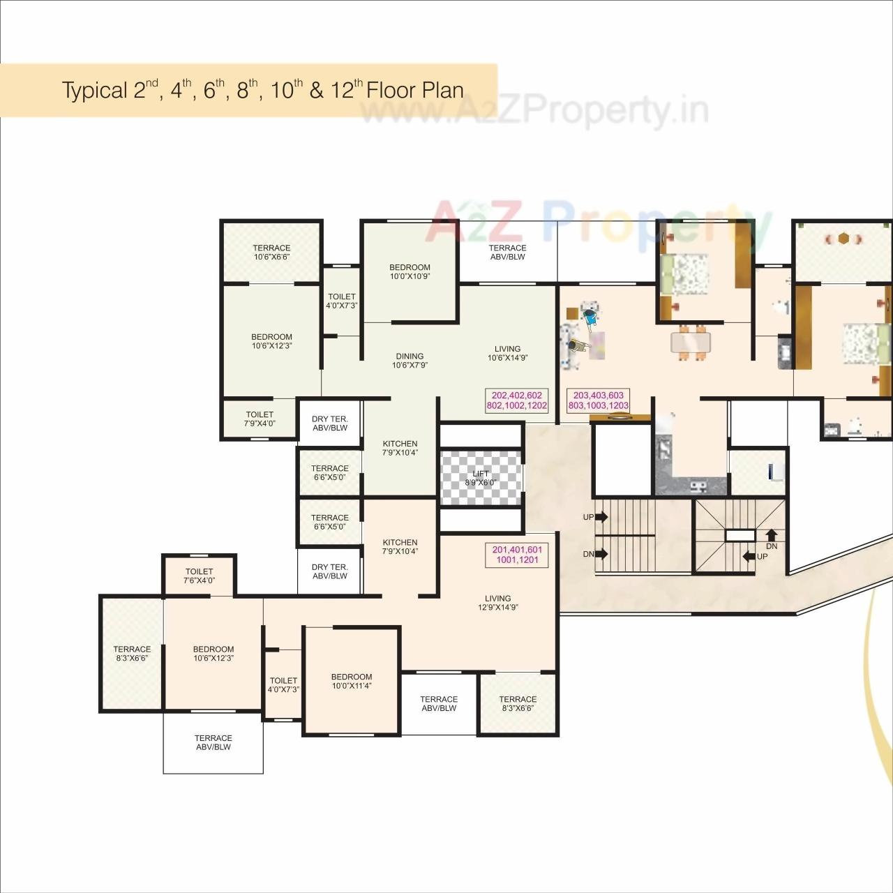 Layout of real estate project Royal Rohana located at Pimpri-chinchawad-m-corp, Pune, Maharashtra