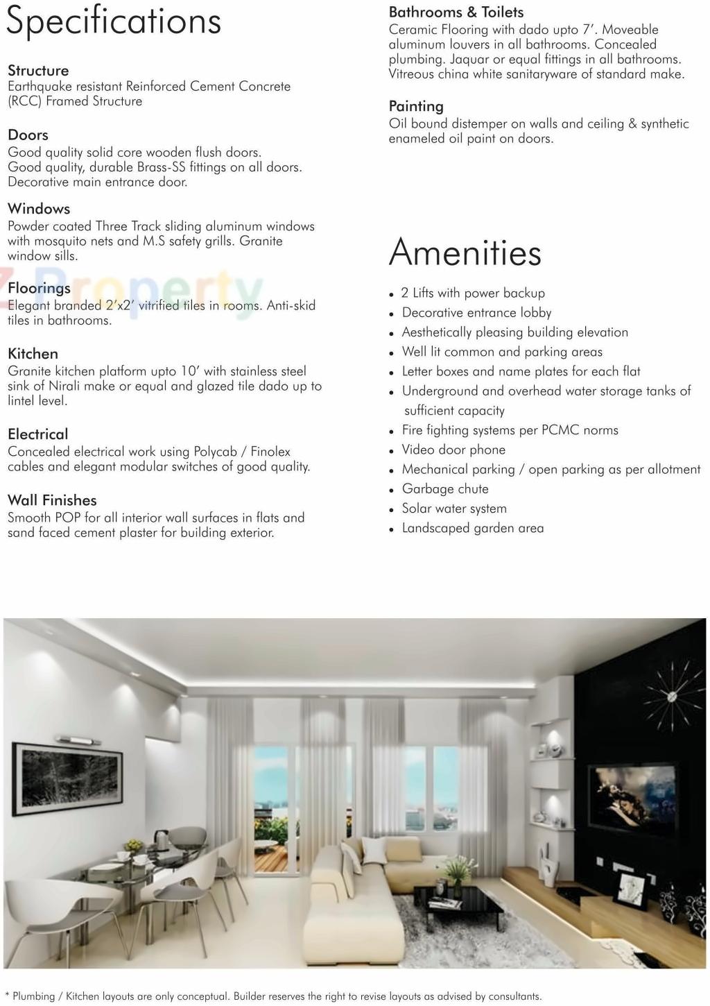  of real estate project Rucha located at Punawale, Pune, Maharashtra