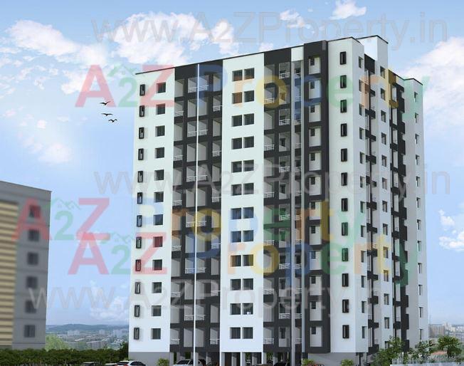 3D Elevation of real estate project Ruturang Shravan located at Parvati, Pune, Maharashtra