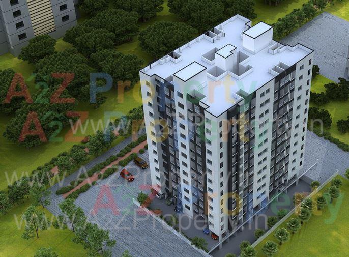 3D Elevation of real estate project Ruturang Shravan located at Parvati, Pune, Maharashtra