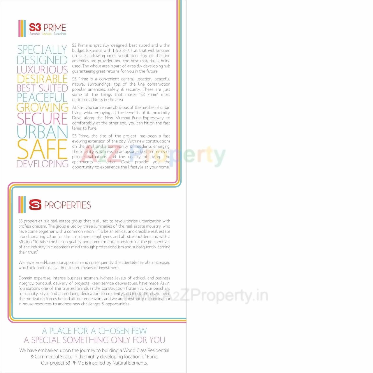  of real estate project S3 Prime located at Sus, Pune, Maharashtra