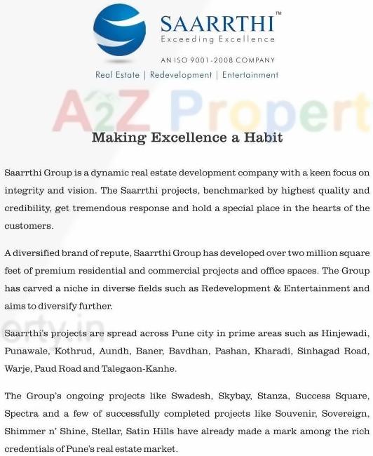  of real estate project Saarrthi Savvy Homes located at Hinjavadi-ct, Pune, Maharashtra