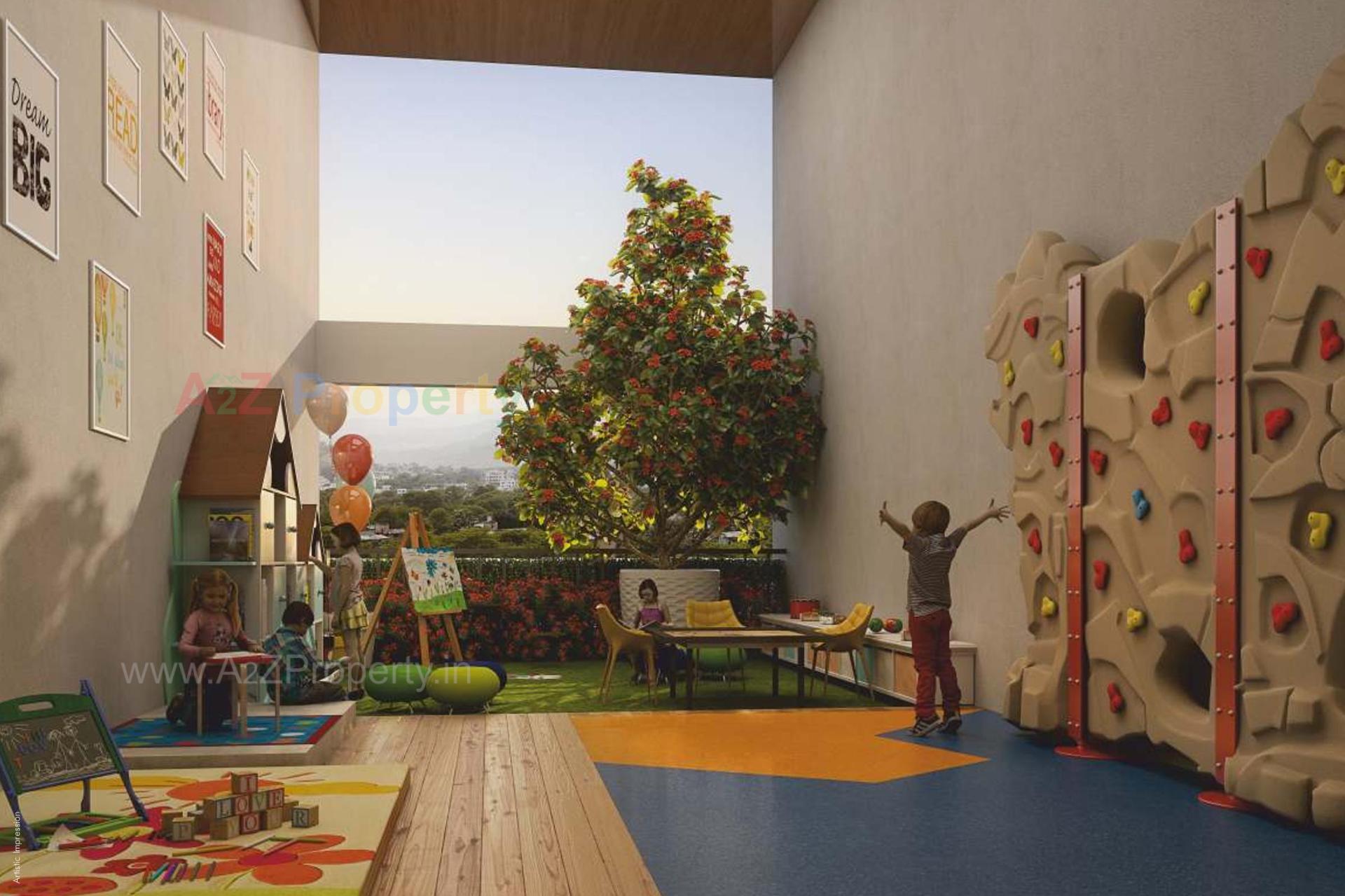 3D Elevation of real estate project Saarrthi Serenity located at Kothrud, Pune, Maharashtra