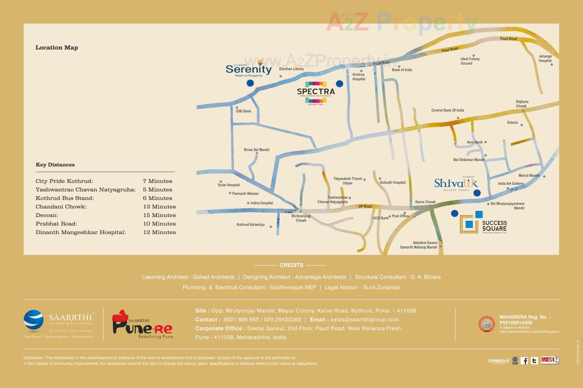  of real estate project Saarrthi Shivalik located at Kothrud, Pune, Maharashtra