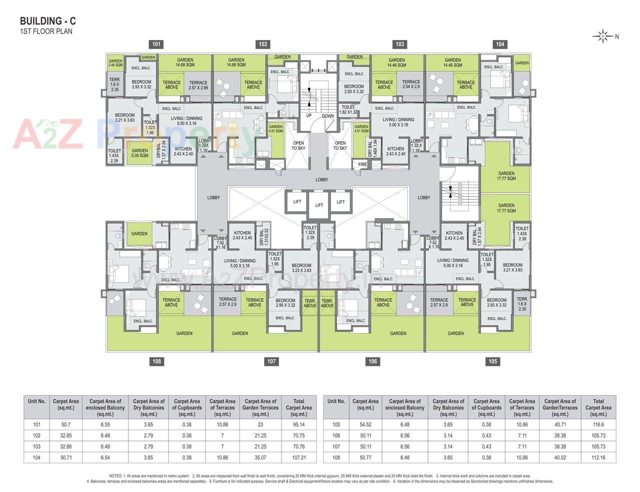 0001 of real estate project Saarrthi Skybay located at Mahalunge, Pune, Maharashtra