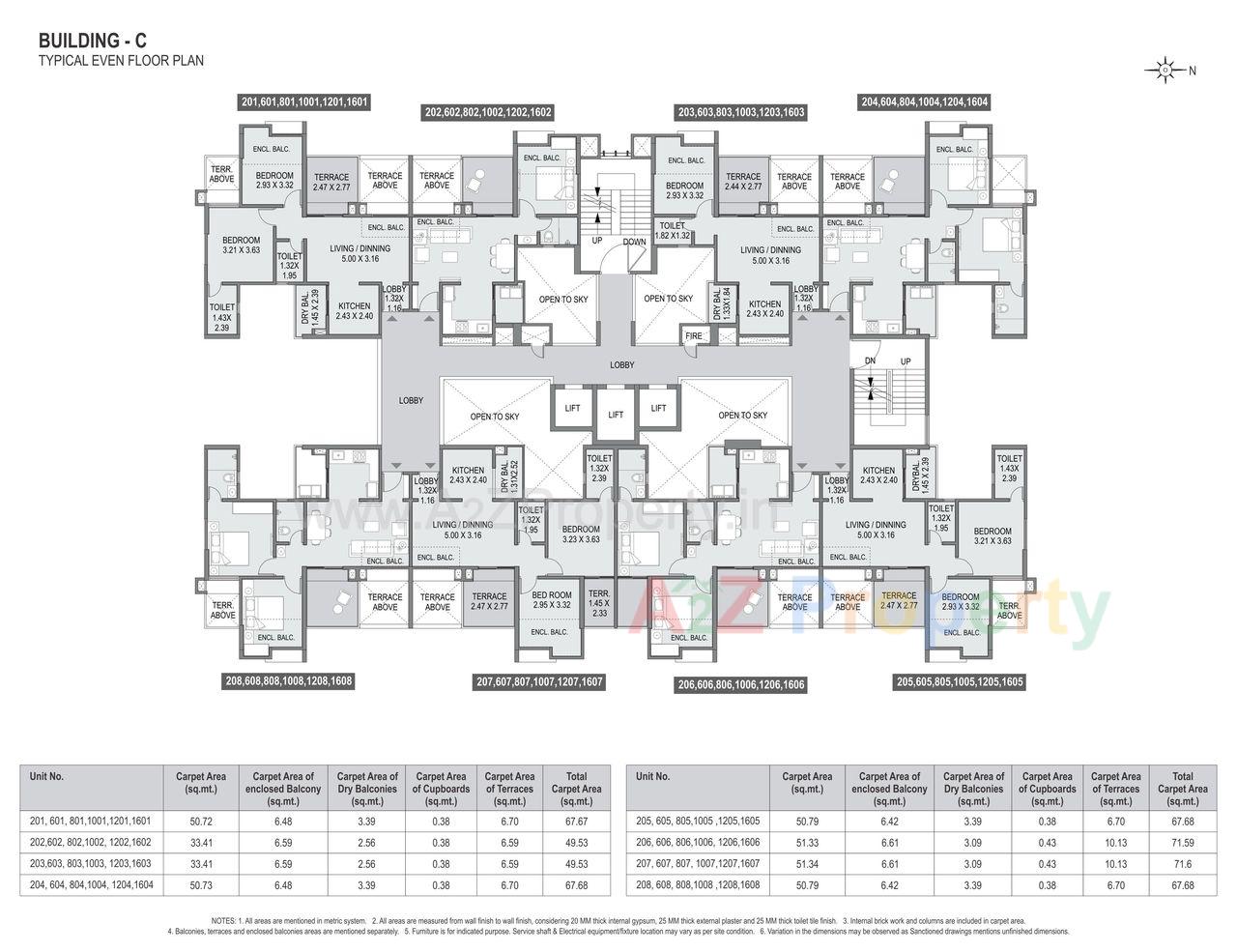 0002 of real estate project Saarrthi Skybay located at Mahalunge, Pune, Maharashtra