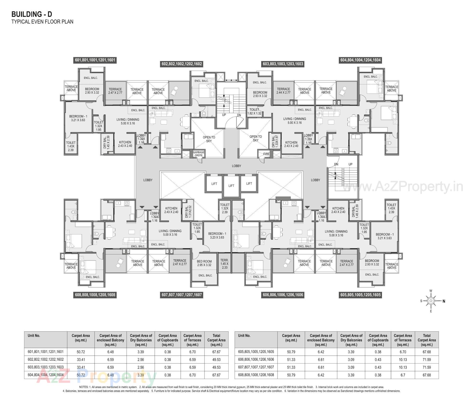 Layout of real estate project Saarrthi Skybay located at Mahalunge, Pune, Maharashtra