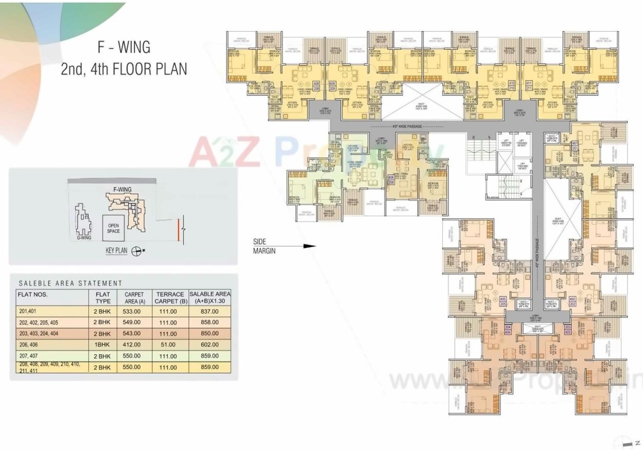 Layout of real estate project Saheels Fortune Park Ii located at Pimpri-chinchawad-m-corp, Pune, Maharashtra
