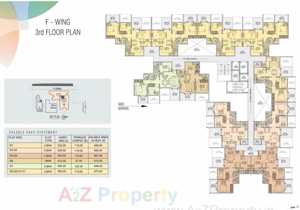 Layout of real estate project Saheels Fortune Park Ii located at Pimpri-chinchawad-m-corp, Pune, Maharashtra
