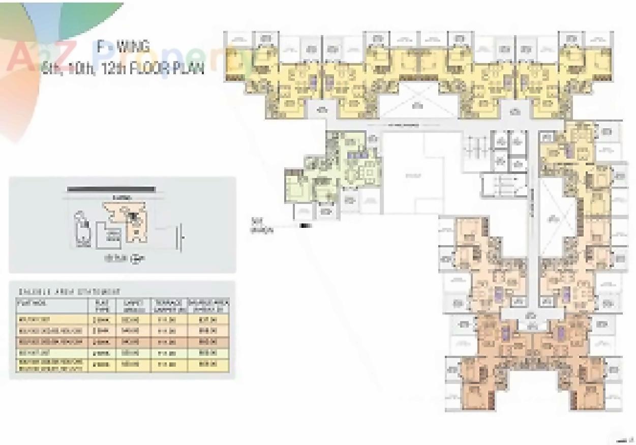 Layout of real estate project Saheels Fortune Park Ii located at Pimpri-chinchawad-m-corp, Pune, Maharashtra