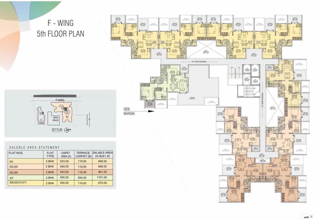 Layout of real estate project Saheels Fortune Park Ii located at Pimpri-chinchawad-m-corp, Pune, Maharashtra
