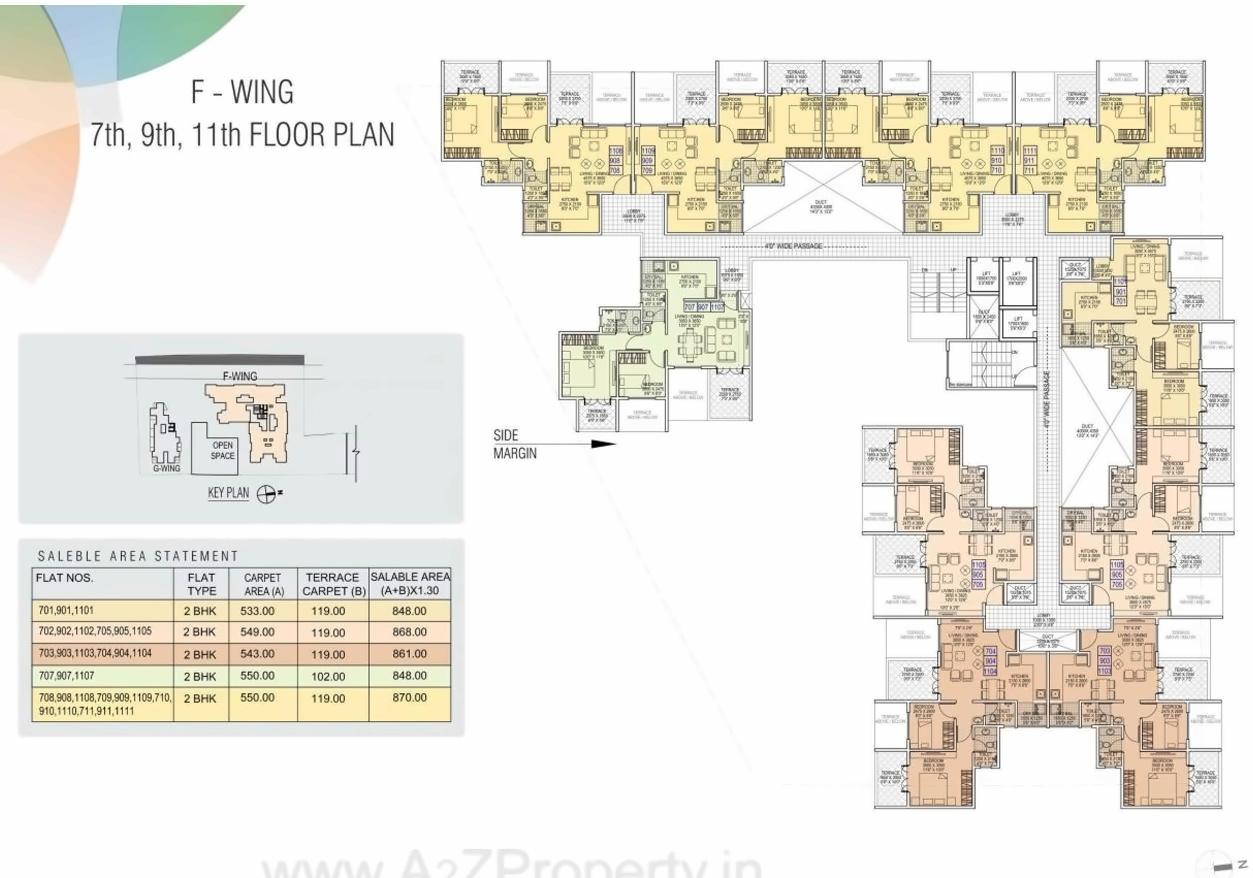 Layout of real estate project Saheels Fortune Park Ii located at Pimpri-chinchawad-m-corp, Pune, Maharashtra