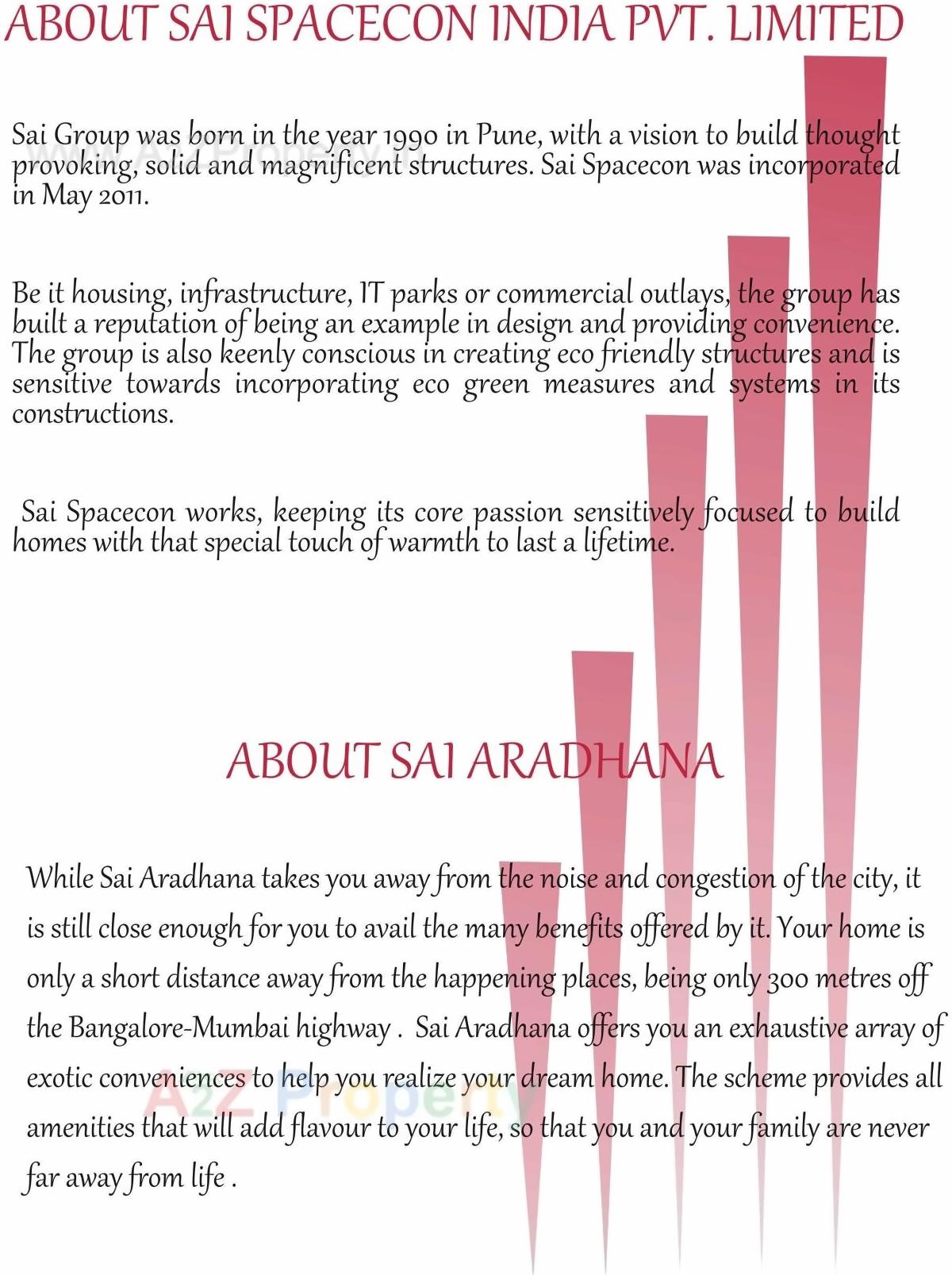  of real estate project Sai Aradhana located at Mahalunge, Pune, Maharashtra