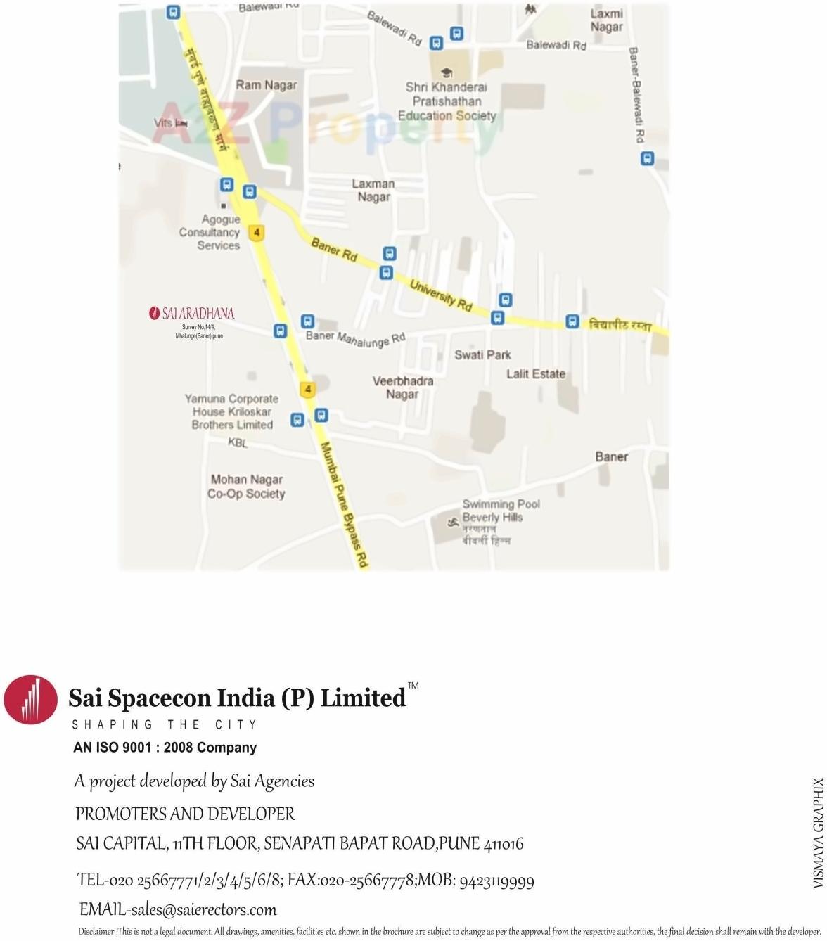  of real estate project Sai Aradhana located at Mahalunge, Pune, Maharashtra