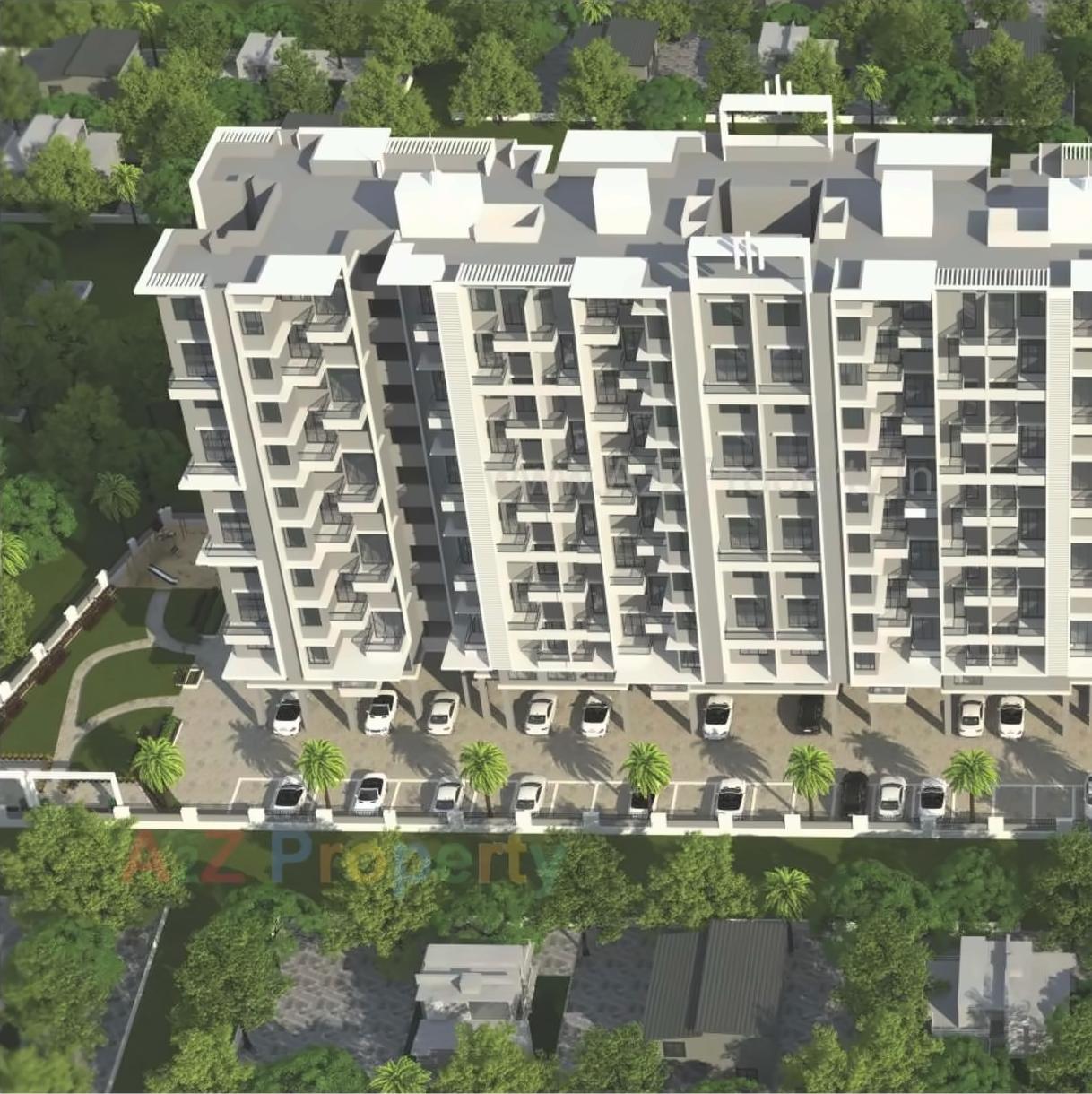3D Elevation of real estate project Sai Aura located at Pimpri-chinchawad-m-corp, Pune, Maharashtra