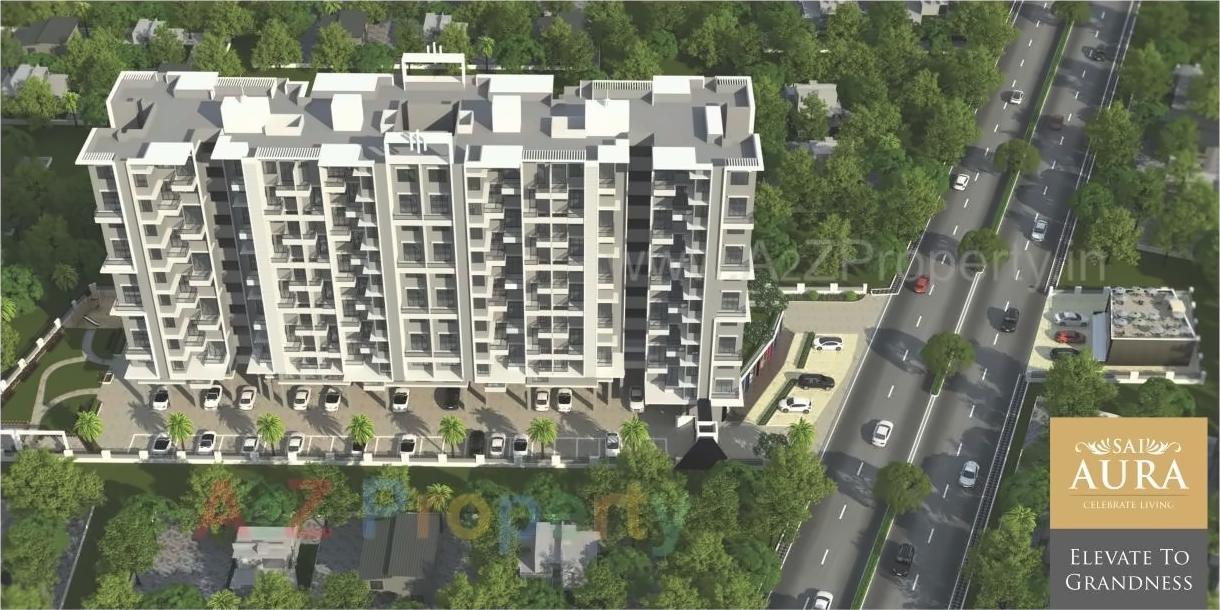 3D Elevation of real estate project Sai Aura located at Pimpri-chinchawad-m-corp, Pune, Maharashtra