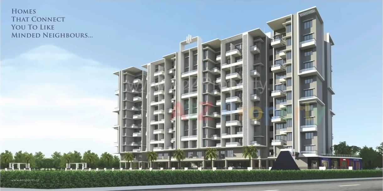 3D Elevation of real estate project Sai Aura located at Pimpri-chinchawad-m-corp, Pune, Maharashtra
