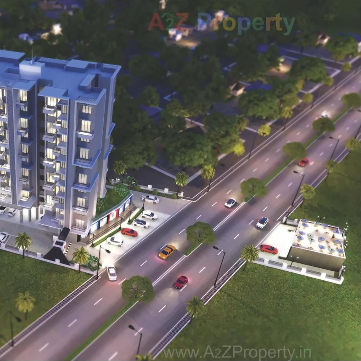 3D Elevation of real estate project Sai Aura located at Pimpri-chinchawad-m-corp, Pune, Maharashtra