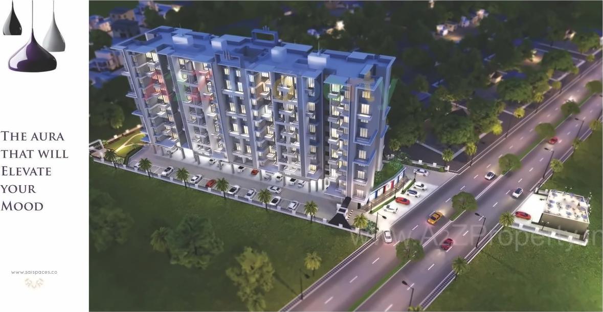 3D Elevation of real estate project Sai Aura located at Pimpri-chinchawad-m-corp, Pune, Maharashtra