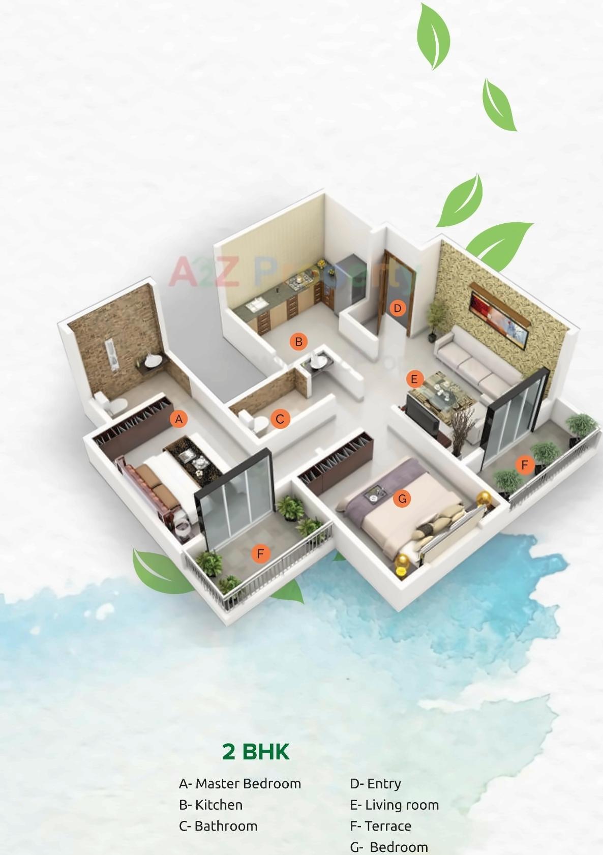 Layout of real estate project Sai Nisarg located at Shivne-part, Pune, Maharashtra