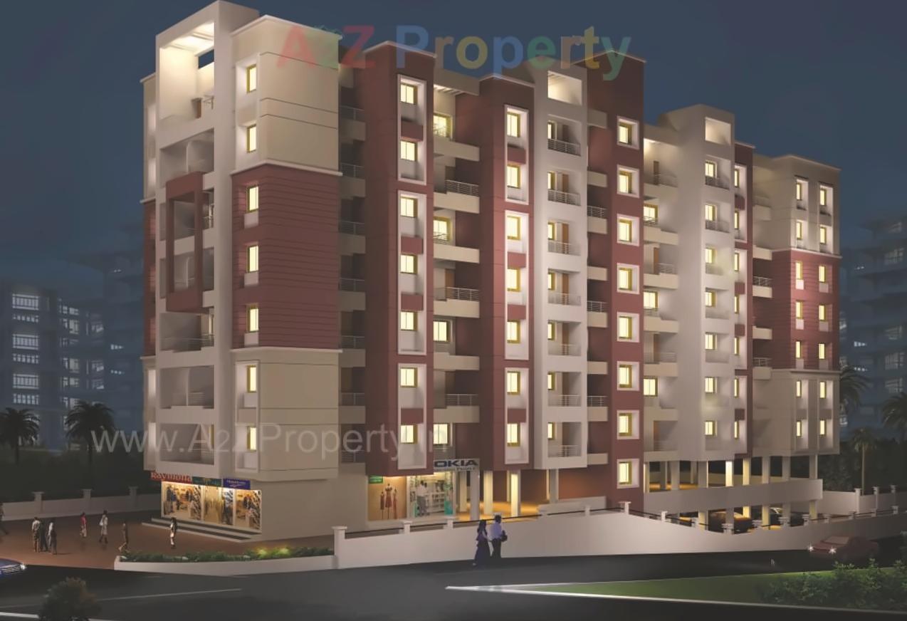 3D Elevation of real estate project Sai Nisarga Project located at Pune-m-corp, Pune, Maharashtra
