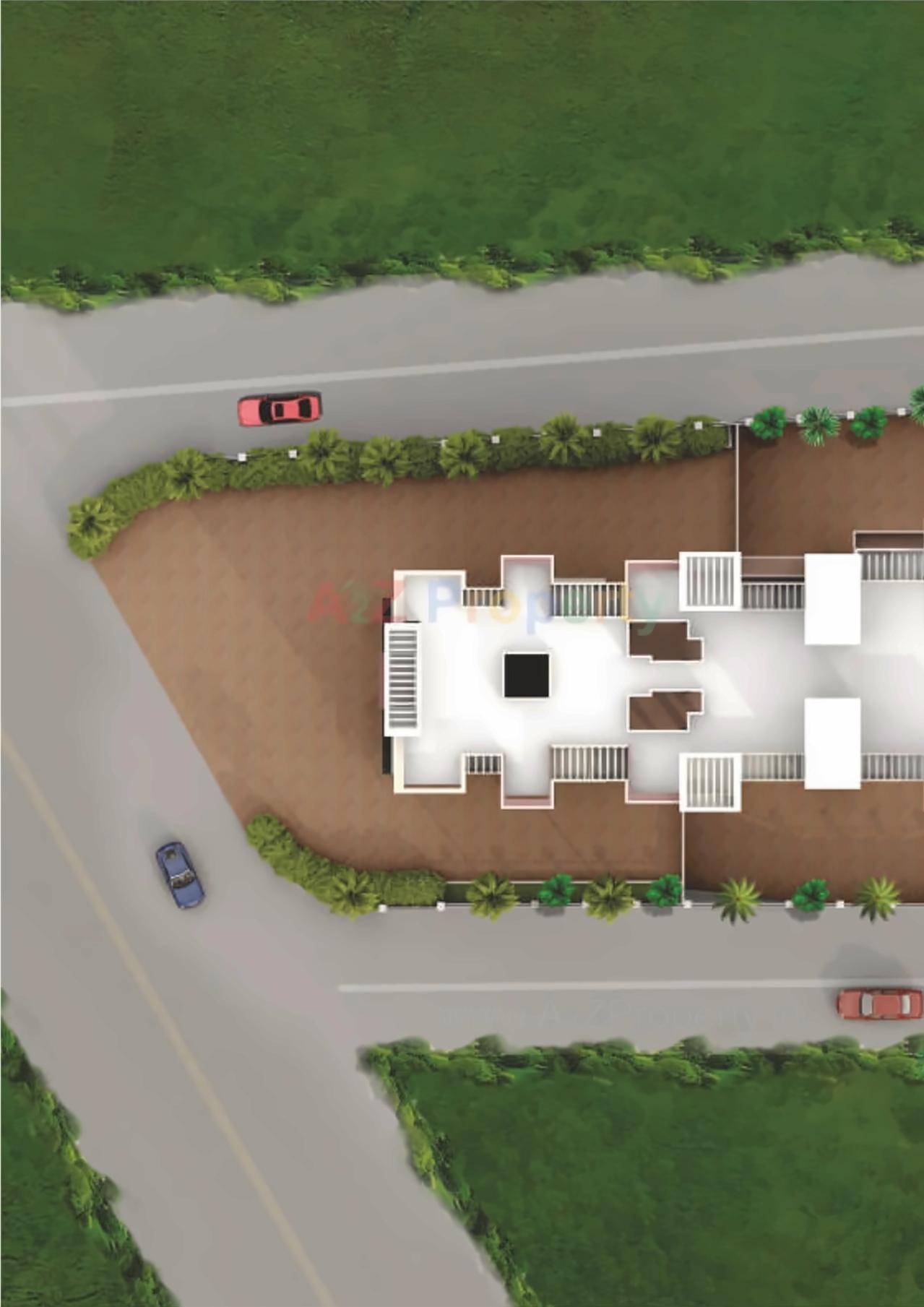 3D Elevation of real estate project Sai Nisarga Project located at Pune-m-corp, Pune, Maharashtra