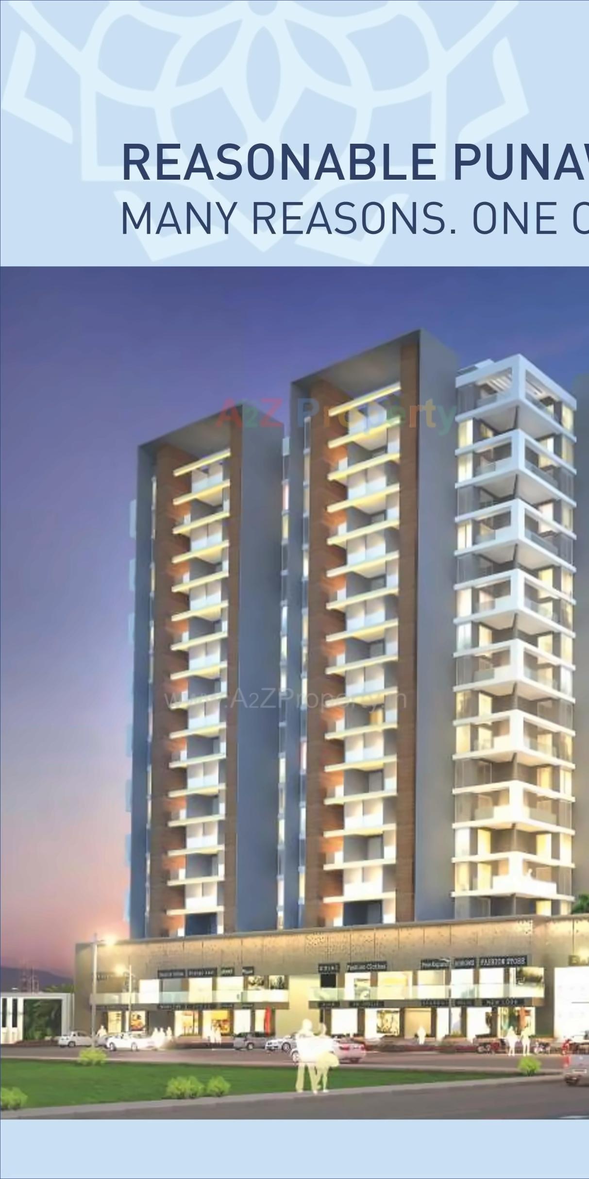 3D Elevation of real estate project Sai Paradise located at Punawale, Pune, Maharashtra