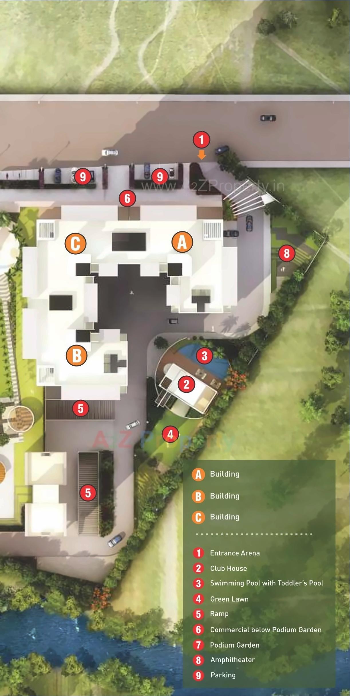 3D Elevation of real estate project Sai Paradise located at Punawale, Pune, Maharashtra