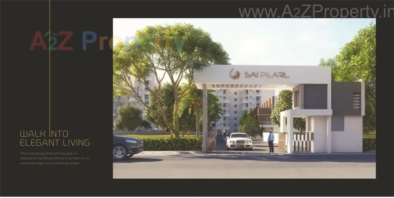 3D Elevation of real estate project Sai Pearl located at Pimpale-saudagar, Pune, Maharashtra