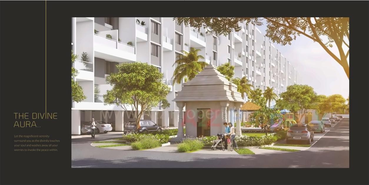 3D Elevation of real estate project Sai Pearl located at Pimpale-saudagar, Pune, Maharashtra