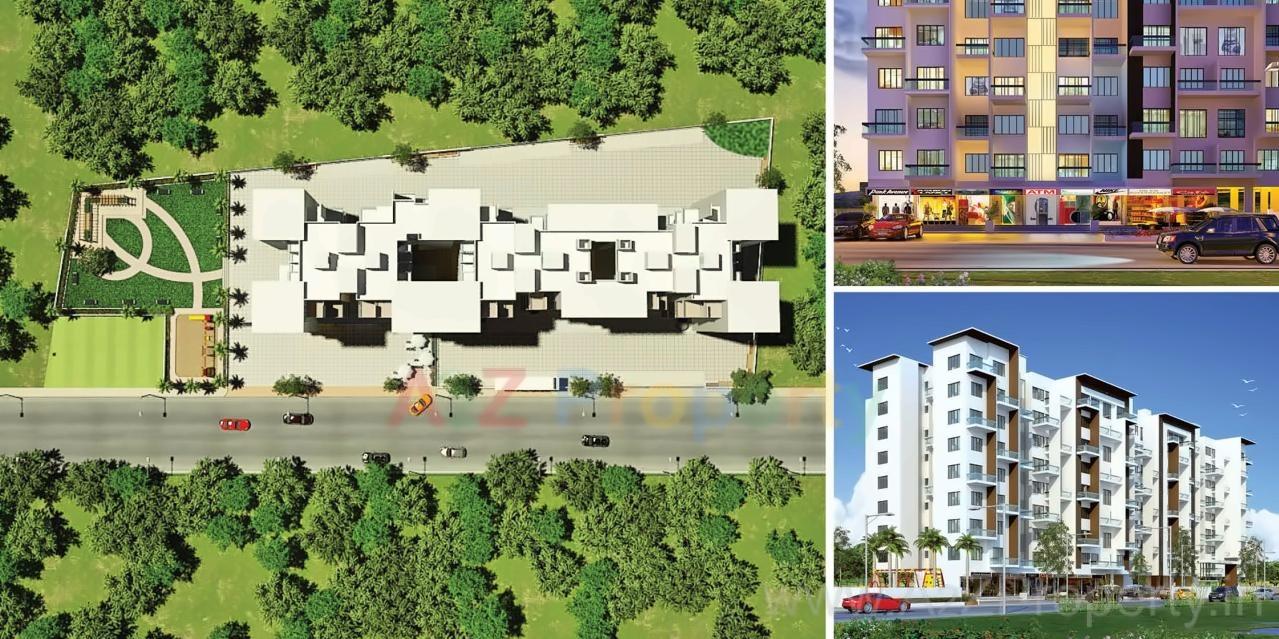 3D Elevation of real estate project Sai Platina located at Pimpri-chinchawad-m-corp, Pune, Maharashtra