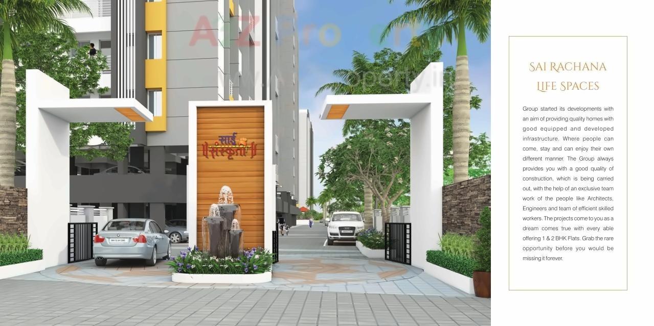 3D Elevation of real estate project Sai Sanskruti located at Yawalewadi, Pune, Maharashtra