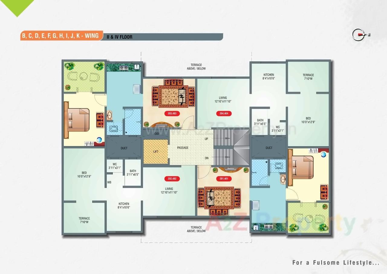 Layout of real estate project Sai Shraddha Park B C D E F G H J K L Project located at Pimpri-chinchawad-m-corp, Pune, Maharashtra