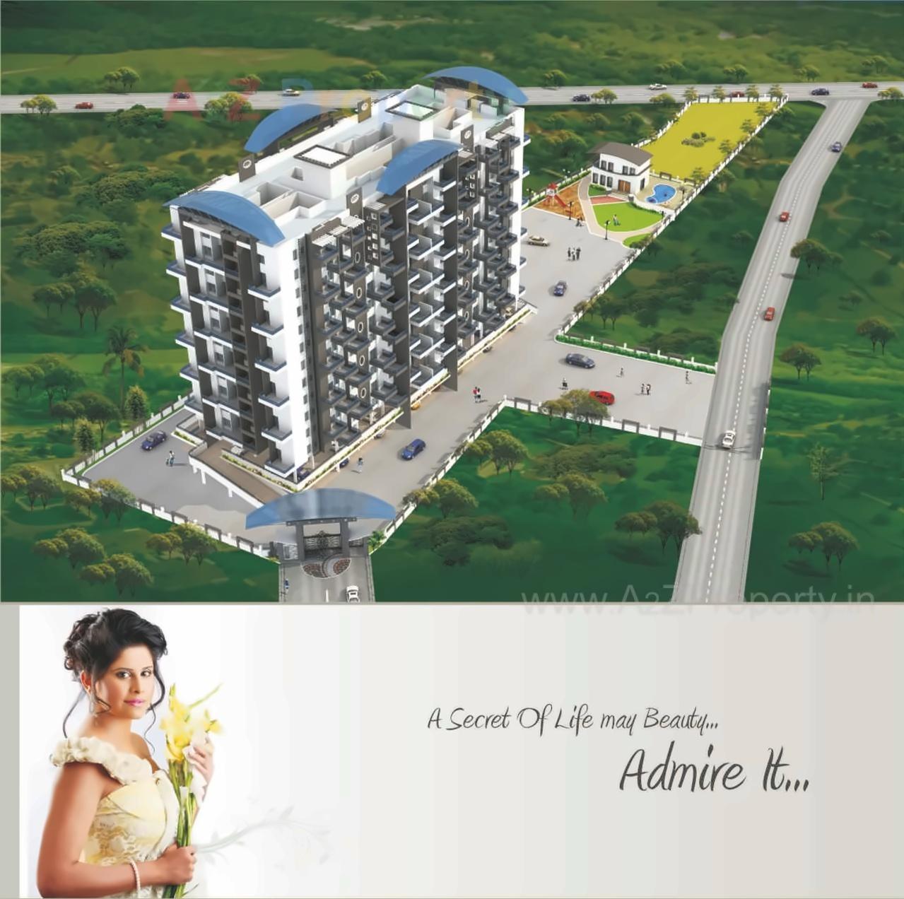 3D Elevation of real estate project Sai Velocity located at Bavadhan-bk, Pune, Maharashtra