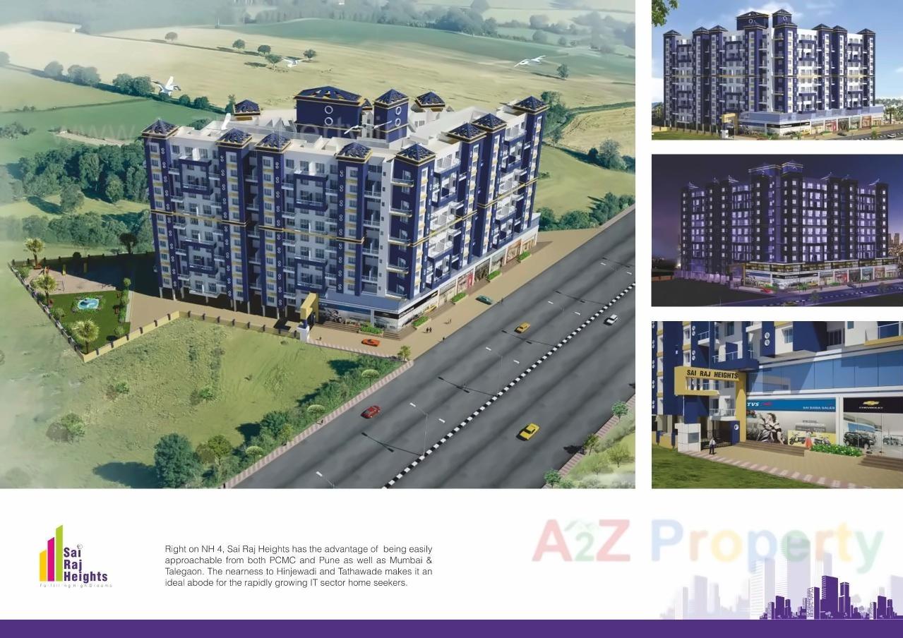 3D Elevation of real estate project Sairaj Heights located at Pimpri-chinchawad-m-corp, Pune, Maharashtra