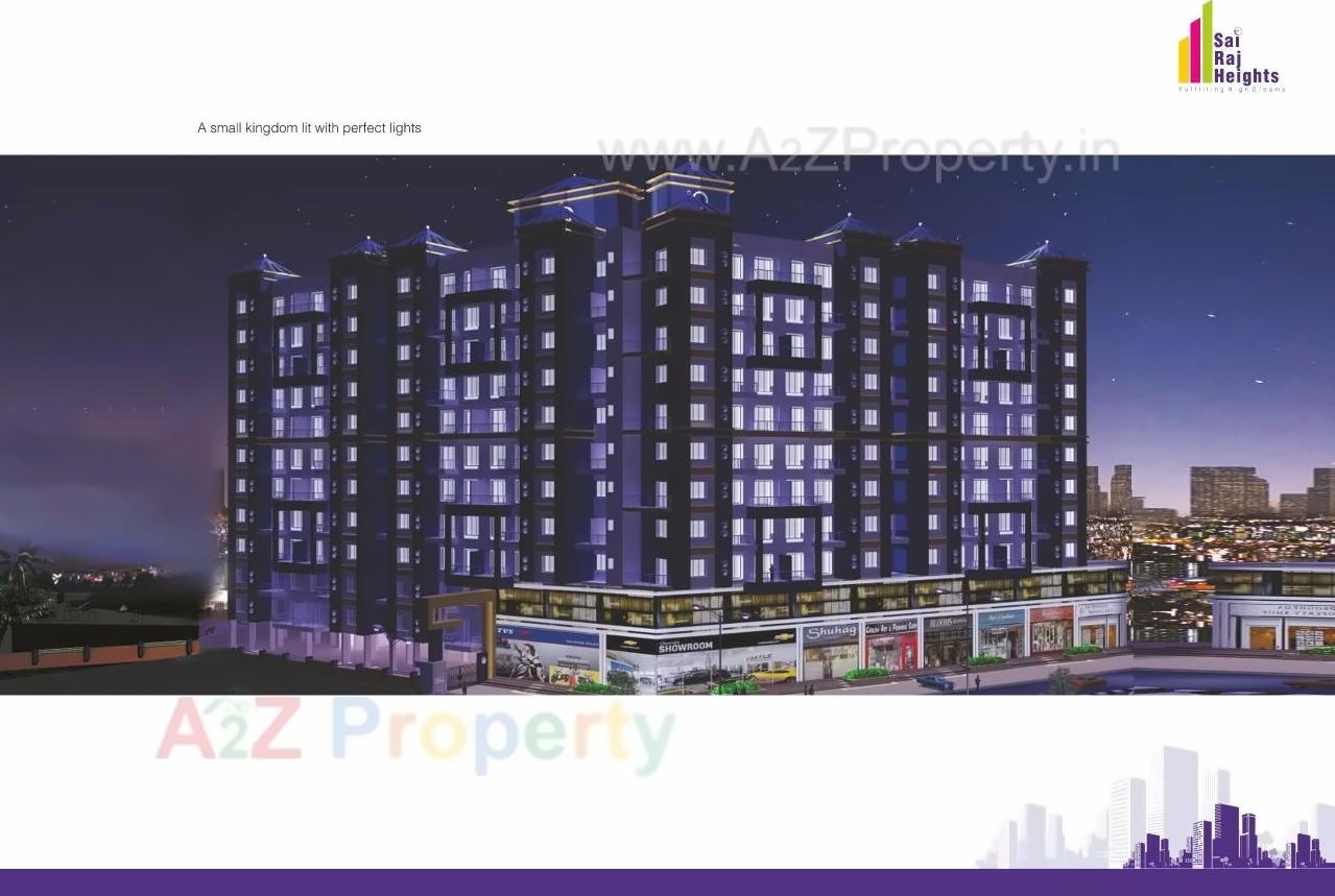 3D Elevation of real estate project Sairaj Heights located at Pimpri-chinchawad-m-corp, Pune, Maharashtra