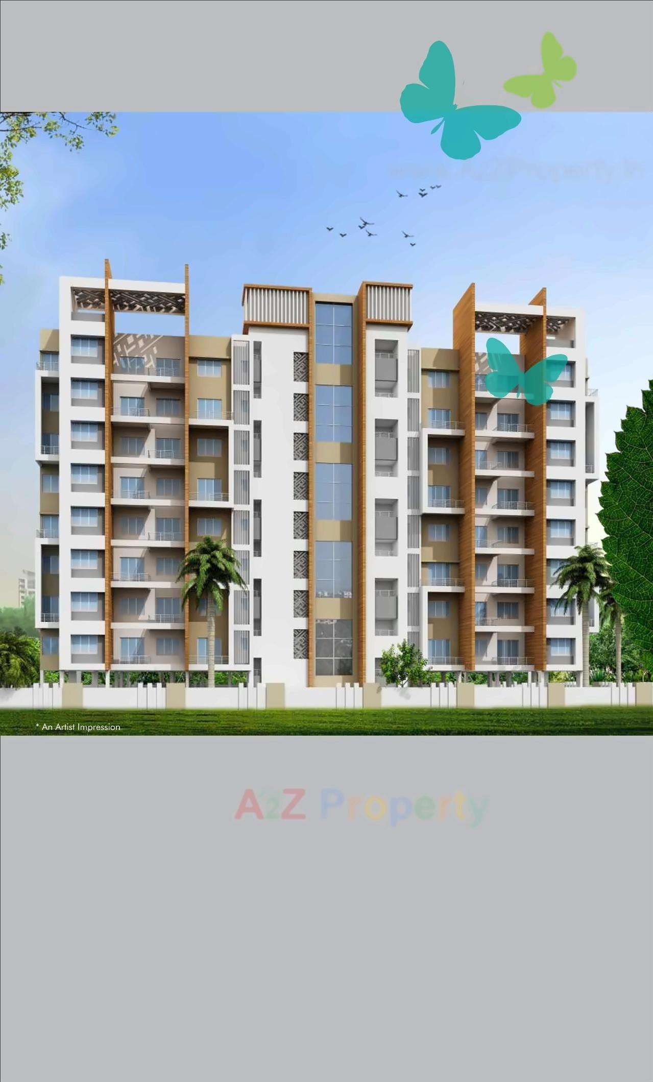 3D Elevation of real estate project Sais Leela located at Pimpri-chinchawad-m-corp, Pune, Maharashtra
