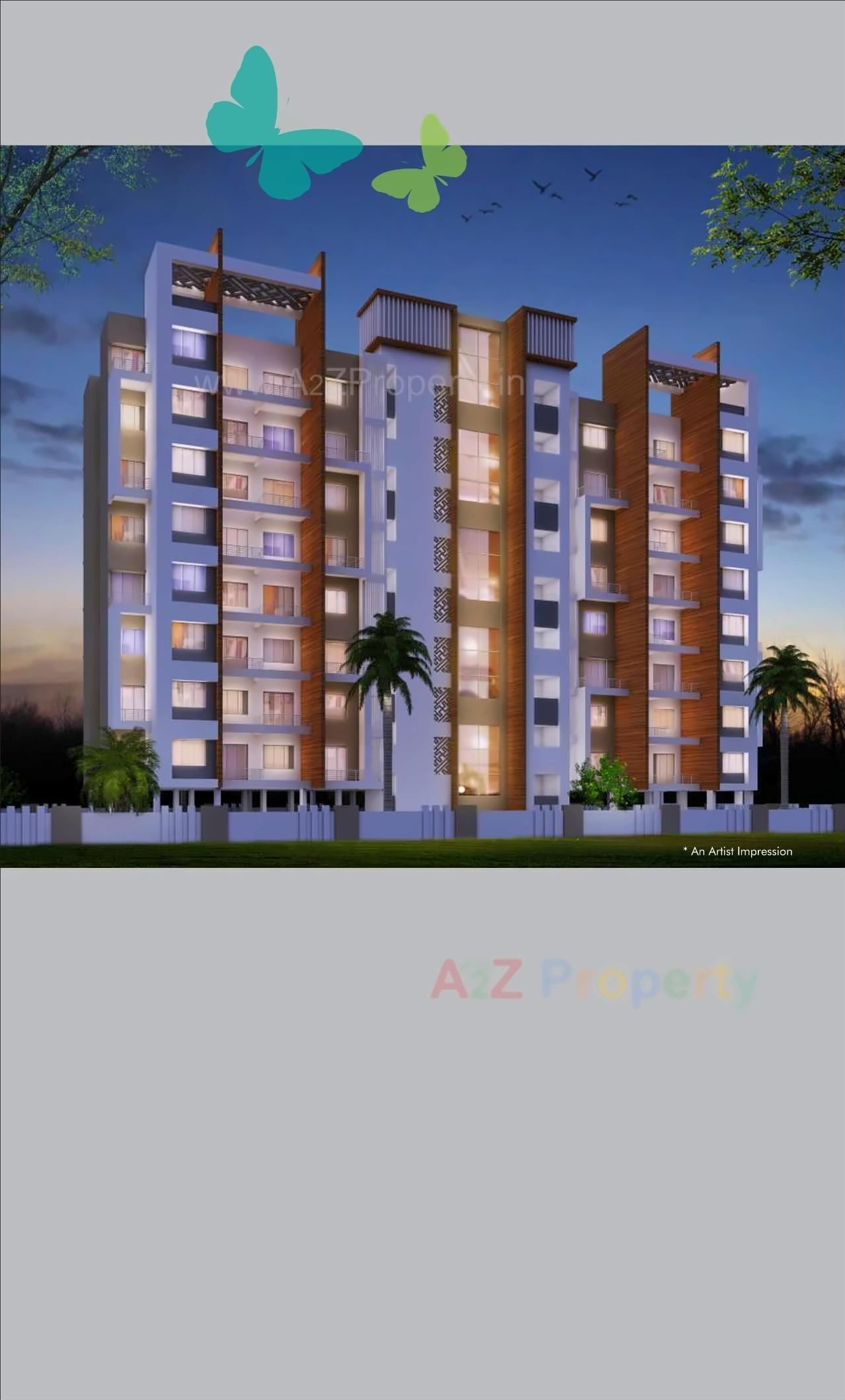 3D Elevation of real estate project Sais Leela located at Pimpri-chinchawad-m-corp, Pune, Maharashtra