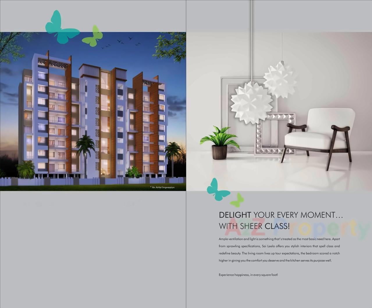 3D Elevation of real estate project Sais Leela located at Pimpri-chinchawad-m-corp, Pune, Maharashtra