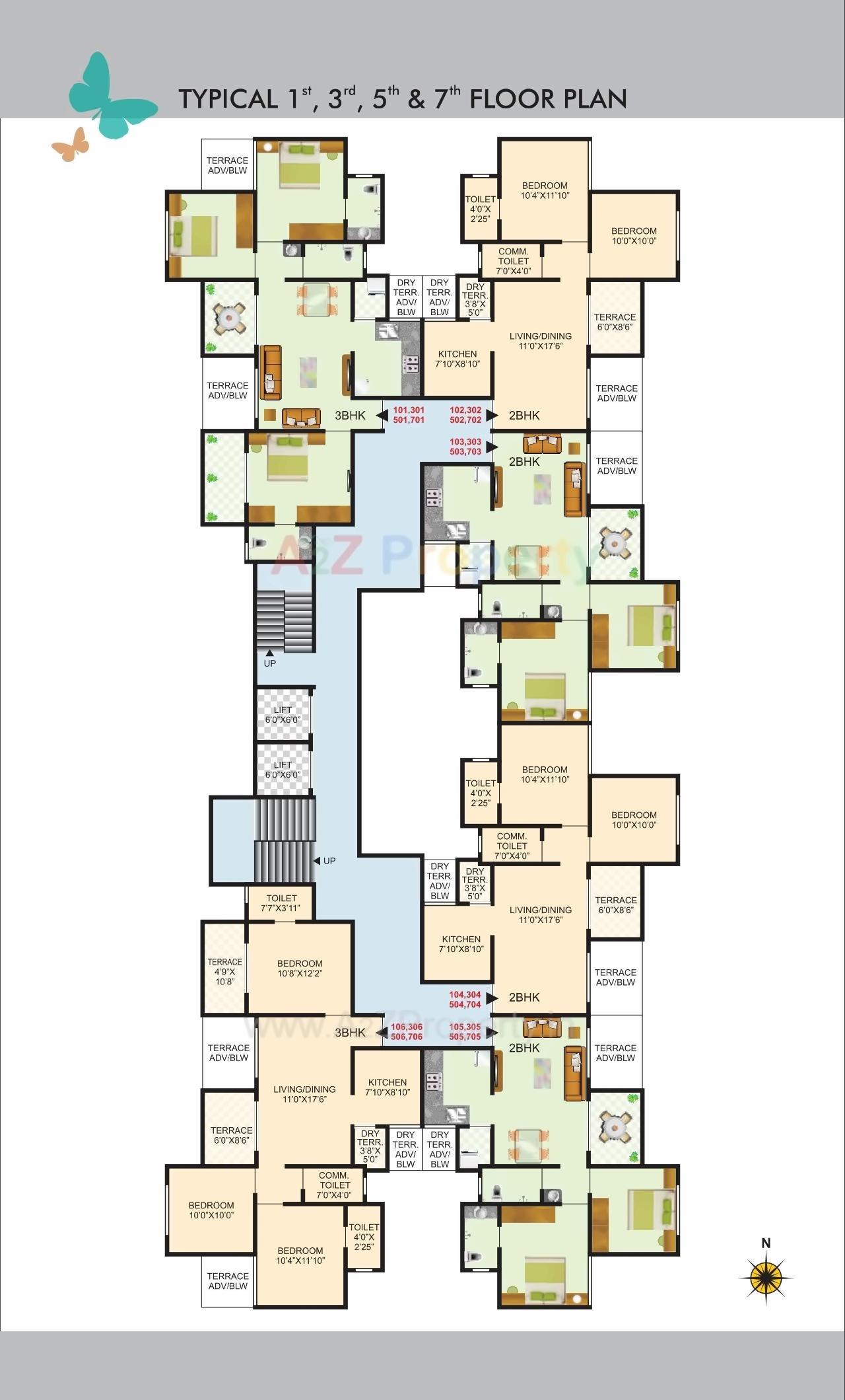 Layout of real estate project Sais Leela located at Pimpri-chinchawad-m-corp, Pune, Maharashtra