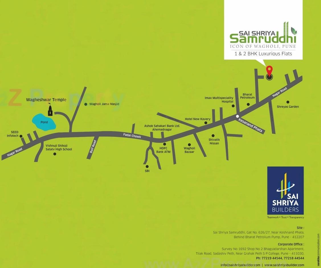 of real estate project Saishriya Samruddhi located at Wagholi, Pune, Maharashtra