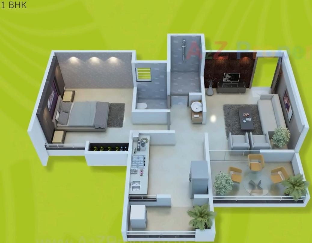 Layout of real estate project Saishriya Samruddhi located at Wagholi, Pune, Maharashtra