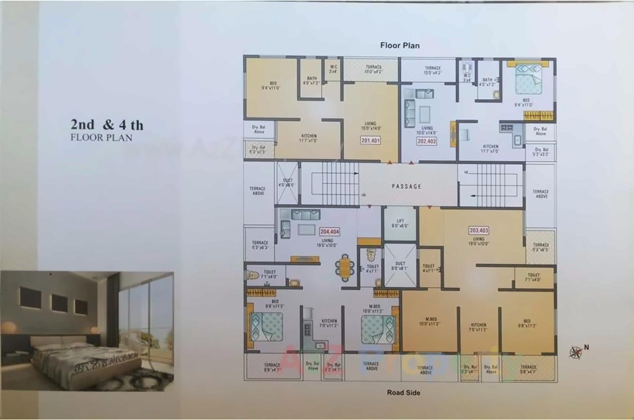 Layout of real estate project Samruddhi Kaustubh located at Kivale, Pune, Maharashtra