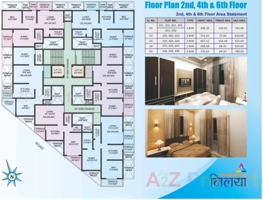 Layout of real estate project Samruddhi Nilaya located at Kivale, Pune, Maharashtra