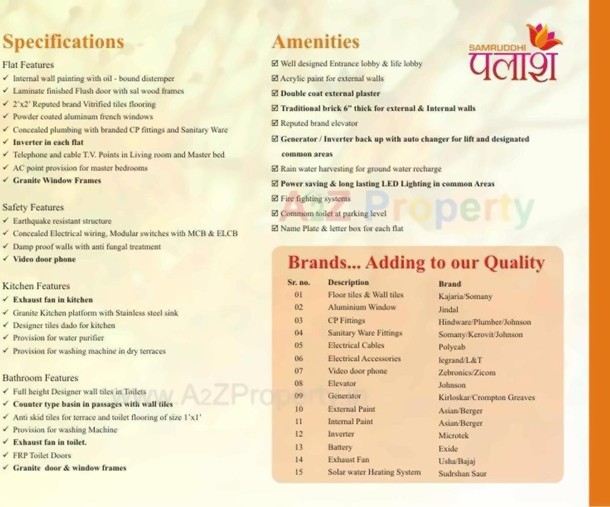  of real estate project Samruddhi Palash located at Kivale, Pune, Maharashtra