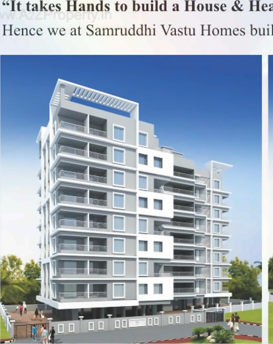 3D Elevation of real estate project Samruddhi Varsha located at Pimpri-chinchawad-m-corp, Pune, Maharashtra