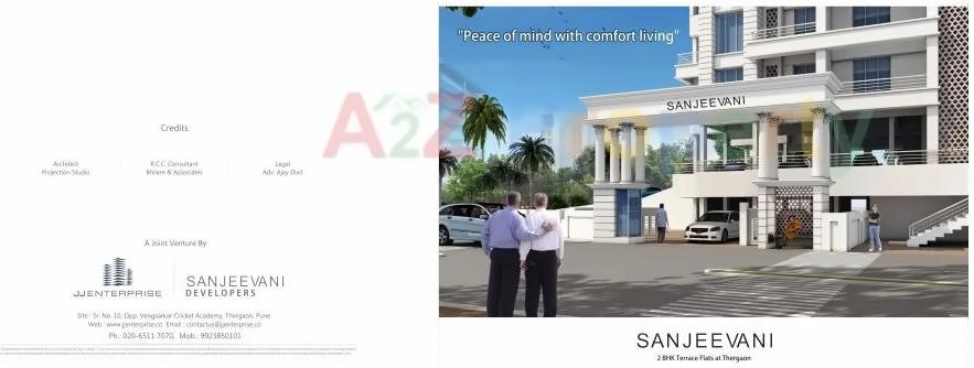 3D Elevation of real estate project Sanjeewani located at Thergaon, Pune, Maharashtra