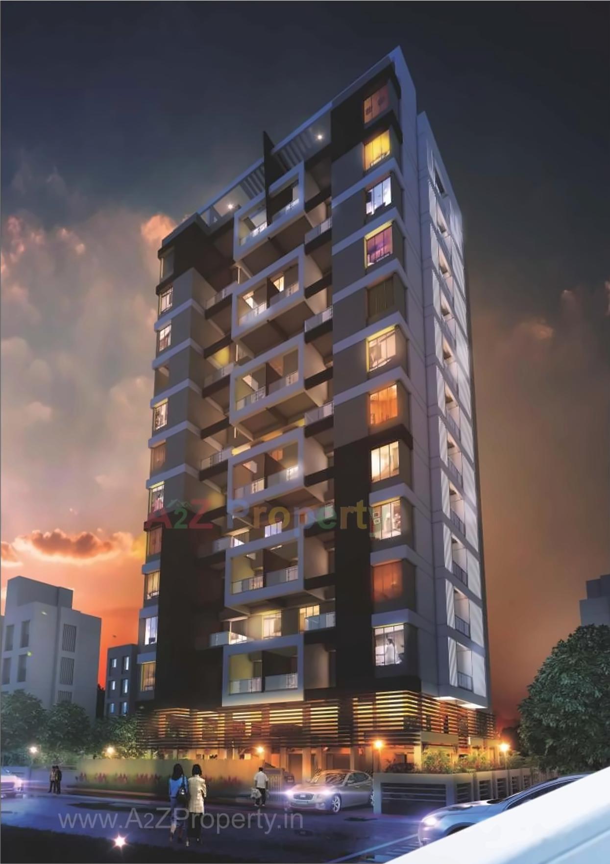3D Elevation of real estate project Saptasur located at Kothrud, Pune, Maharashtra