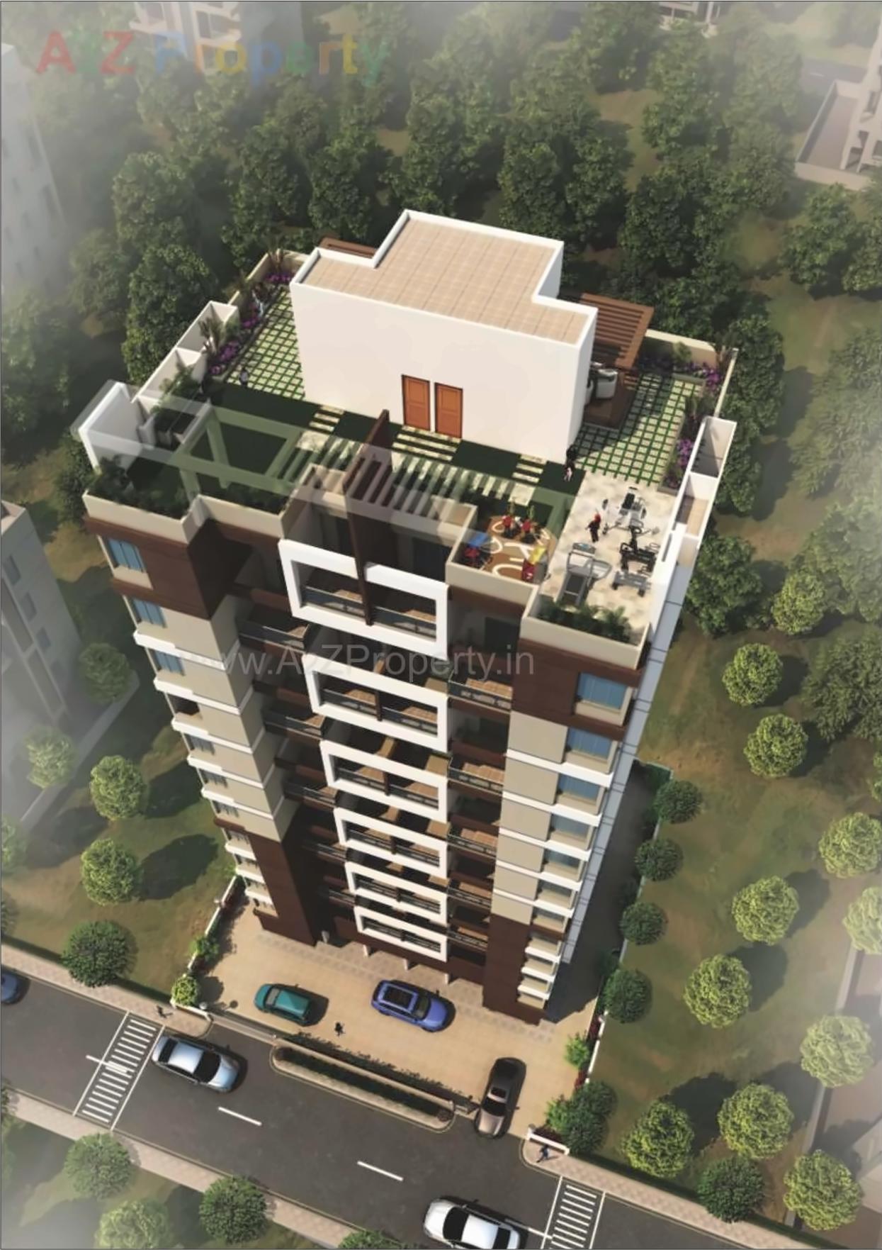 3D Elevation of real estate project Saptasur located at Kothrud, Pune, Maharashtra