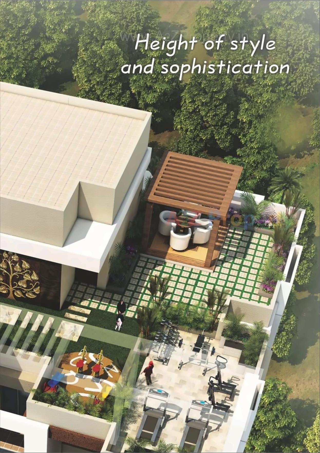 3D Elevation of real estate project Saptasur located at Kothrud, Pune, Maharashtra